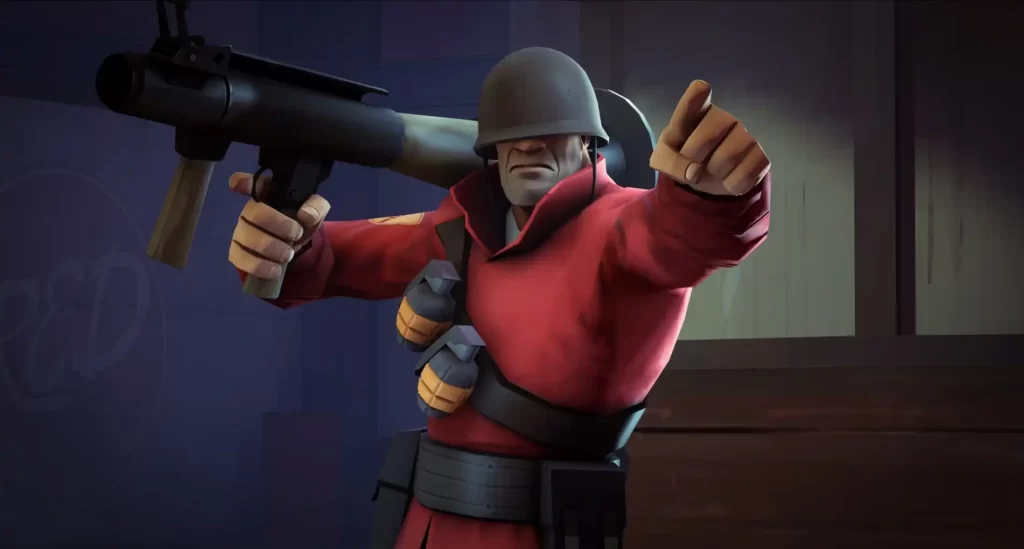 آموزش کلاس Soldier در بازی Team Fortress 2